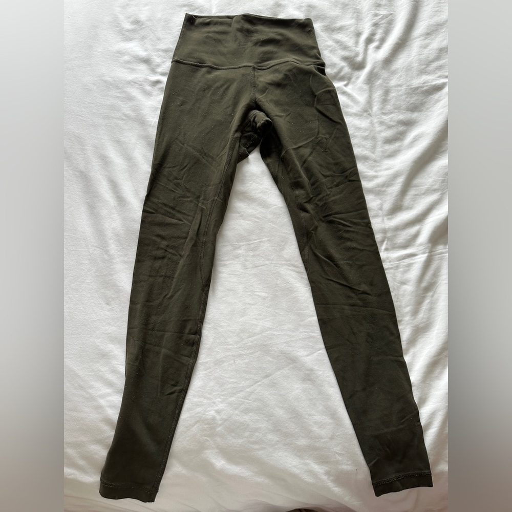 lululemon athletica Olive Green Leggings